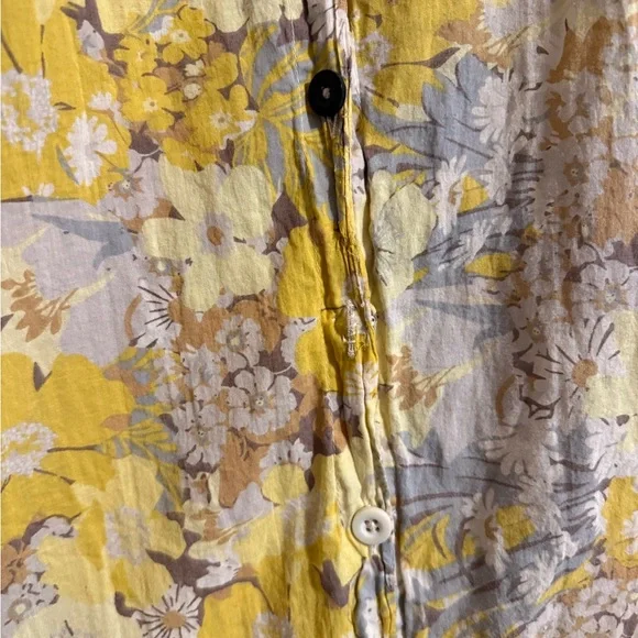 Magnolia Pearl Yellow Floral Maxi Dress